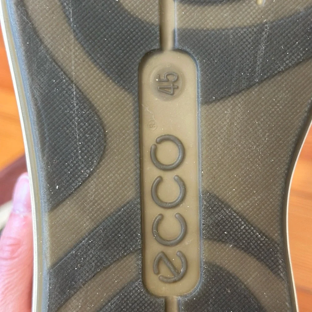 ECCO Men's Brown Leather Shoes 45 / 11